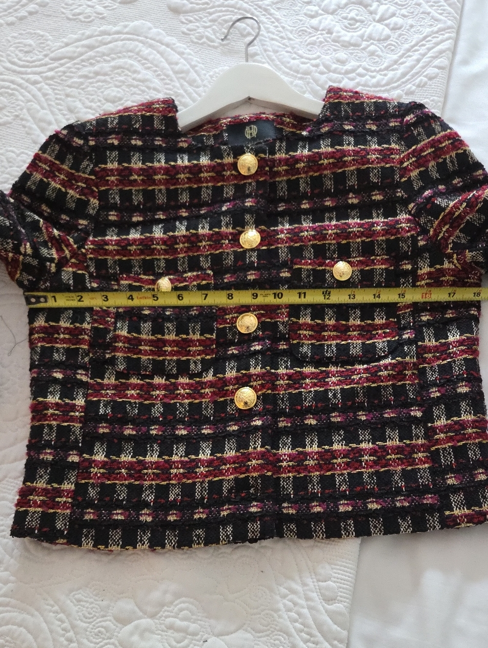 Tweed Cropped Lady Jacket - Picture 5 of 5